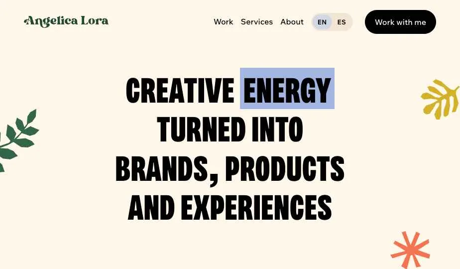 Angelica Lora homepage
