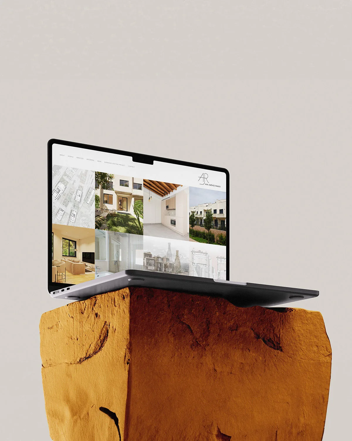 Web design mockup